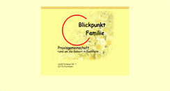 Desktop Screenshot of blickpunkt-familie.de